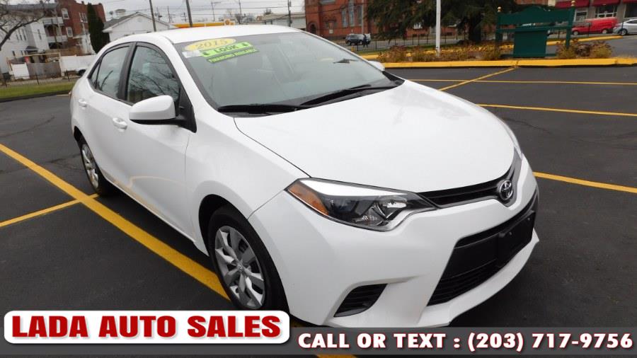 2015 Toyota Corolla 4dr Sdn CVT LE (Natl), available for sale in Bridgeport, Connecticut | Lada Auto Sales. Bridgeport, Connecticut
