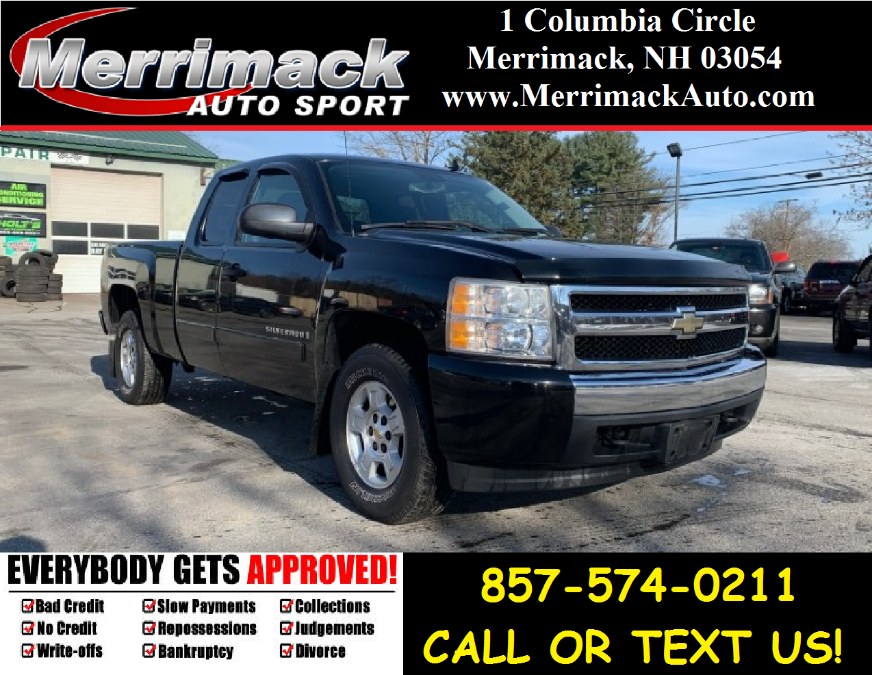2008 Chevrolet Silverado 1500 4WD Ext Cab 134.0" LT w/1LT, available for sale in Merrimack, New Hampshire | Merrimack Autosport. Merrimack, New Hampshire