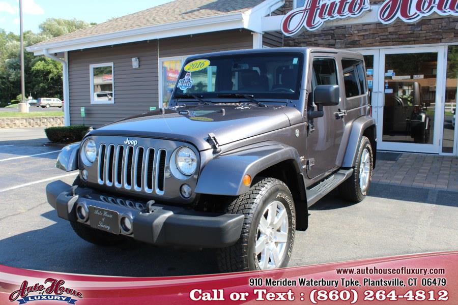 2016 Jeep Wrangler 4WD 2dr Sahara, available for sale in Plantsville, Connecticut | Auto House of Luxury. Plantsville, Connecticut