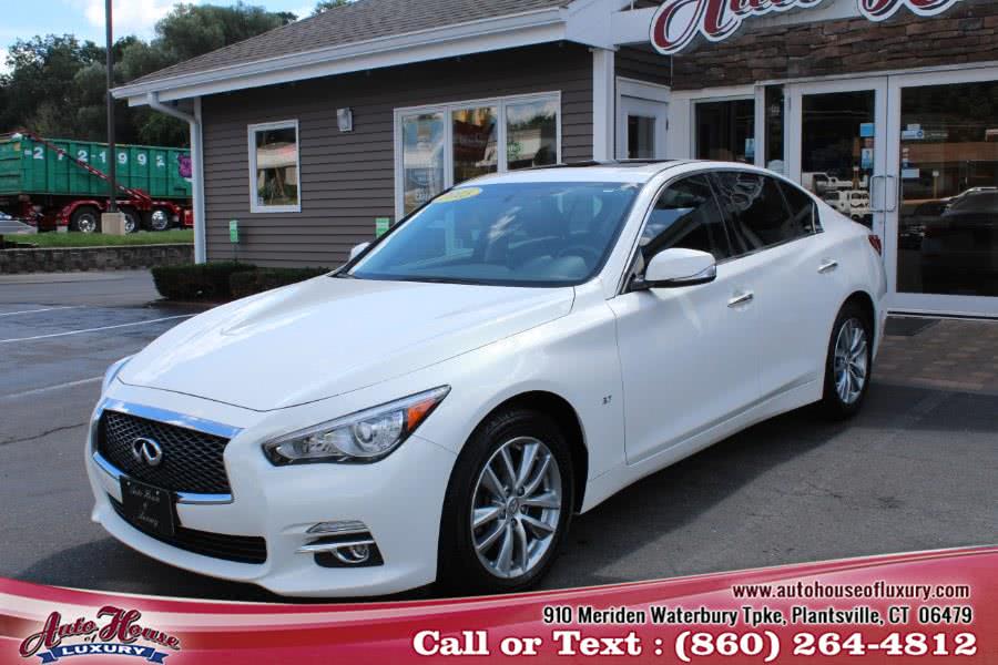 2015 Infiniti Q50 4dr Sdn Premium AWD, available for sale in Plantsville, Connecticut | Auto House of Luxury. Plantsville, Connecticut