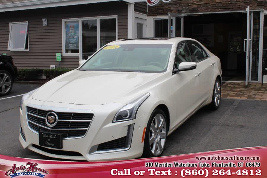Used Cadillac CTS Sedan 4dr Sdn 3.6L Performance AWD 2014 | Auto House of Luxury. Plantsville, Connecticut