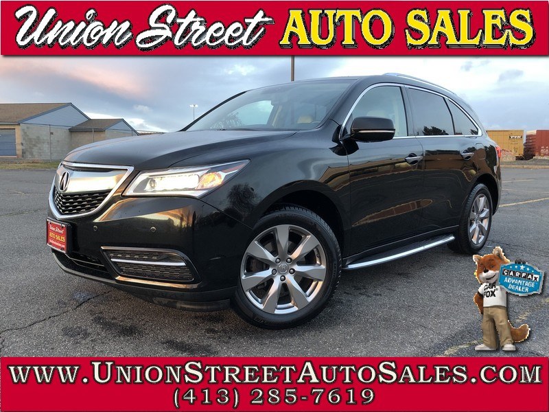 2014 Acura MDX SH-AWD 4dr Advance/Entertainment Pkg, available for sale in West Springfield, Massachusetts | Union Street Auto Sales. West Springfield, Massachusetts