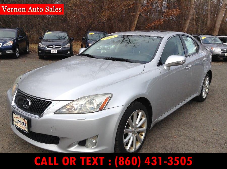 2009 Lexus IS 250 4dr Sport Sdn Auto AWD, available for sale in Manchester, Connecticut | Vernon Auto Sale & Service. Manchester, Connecticut