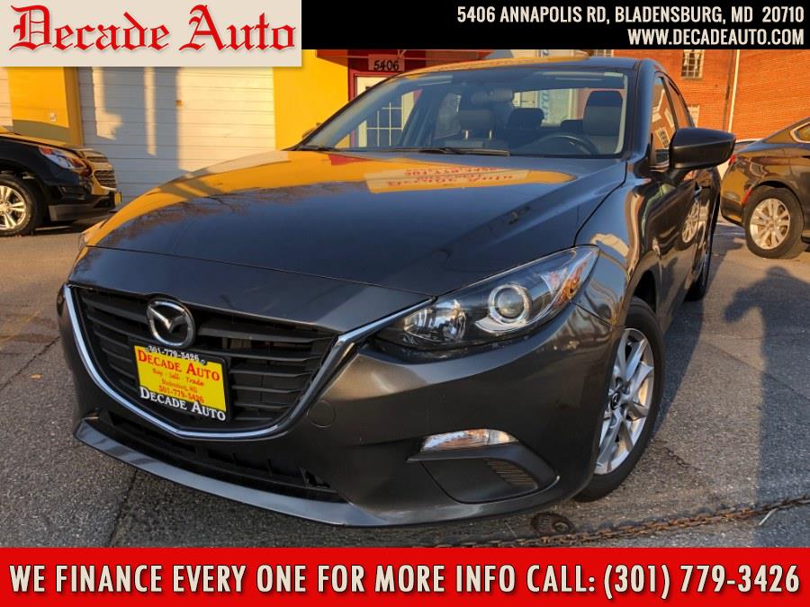 2016 Mazda Mazda3 4dr Sdn Auto i Sport, available for sale in Bladensburg, Maryland | Decade Auto. Bladensburg, Maryland