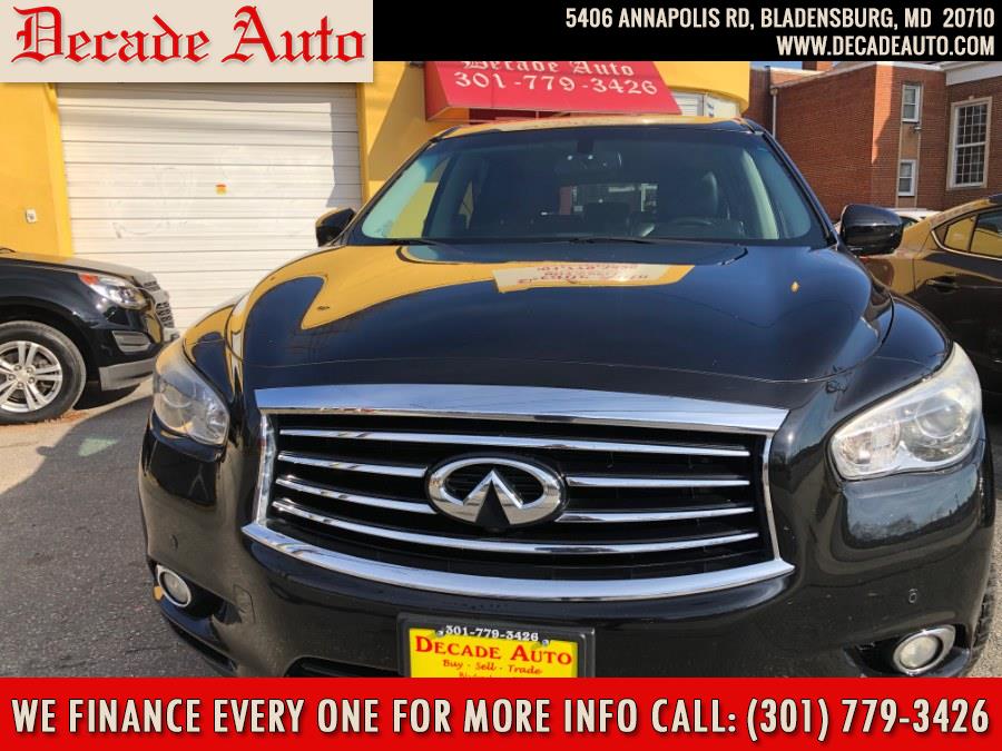 2013 INFINITI JX35 FWD 4dr, available for sale in Bladensburg, Maryland | Decade Auto. Bladensburg, Maryland