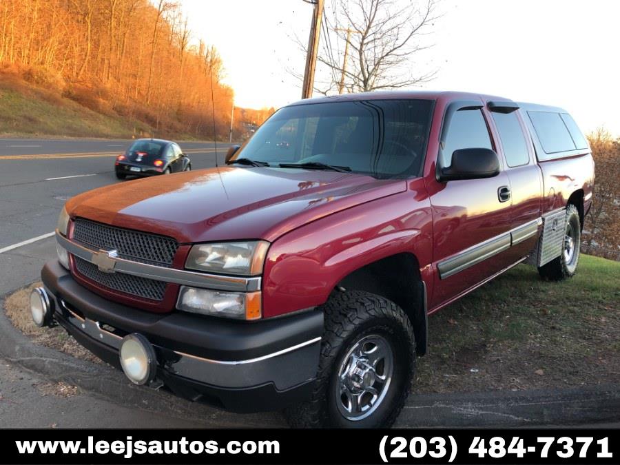 2004 Chevrolet Silverado 1500 Ext Cab 143.5" WB 4WD, available for sale in North Branford, Connecticut | LeeJ's Auto Sales & Service. North Branford, Connecticut
