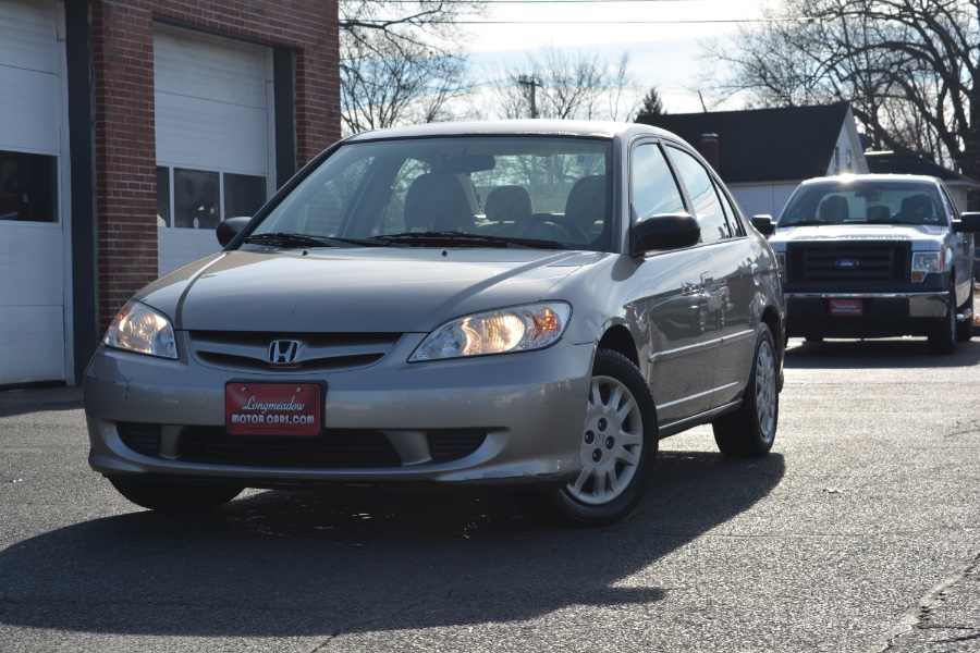 2005 Honda Civic Sdn LX AT, available for sale in ENFIELD, Connecticut | Longmeadow Motor Cars. ENFIELD, Connecticut