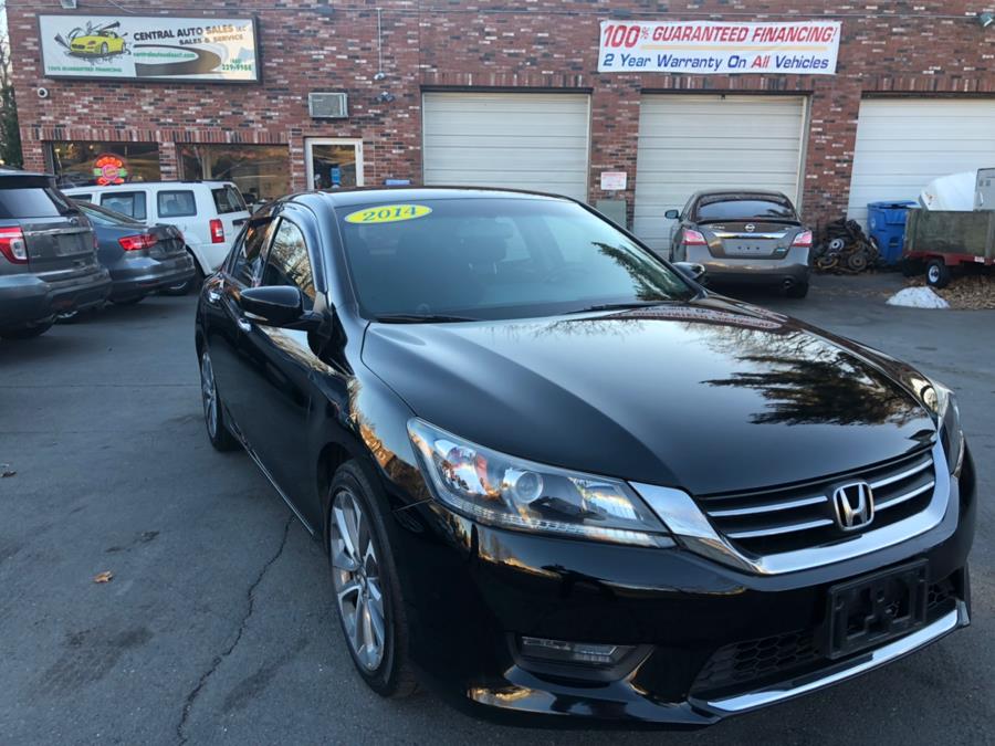 2014 Honda Accord Sedan 4dr I4 Man Sport, available for sale in New Britain, Connecticut | Central Auto Sales & Service. New Britain, Connecticut