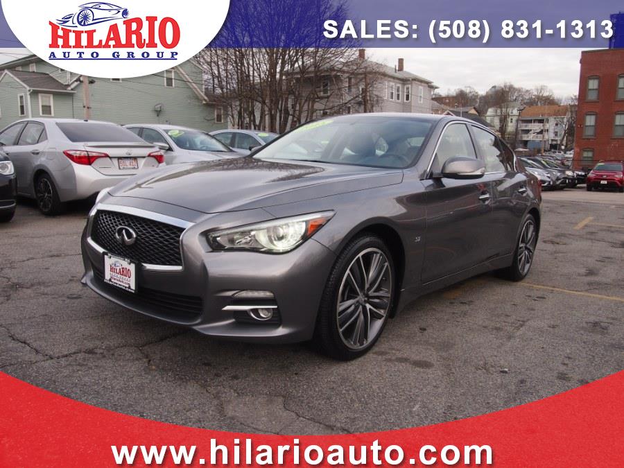 2015 Infiniti Q50 4dr Sdn AWD Premiun, available for sale in Worcester, Massachusetts | Hilario's Auto Sales Inc.. Worcester, Massachusetts