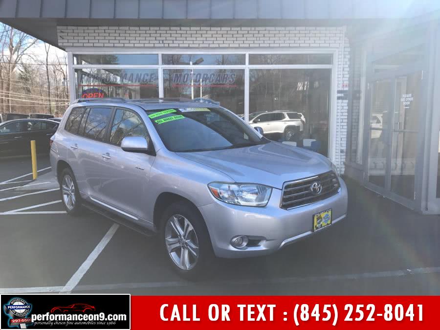 2008 Toyota Highlander 4WD 4dr Sport (Natl), available for sale in Wappingers Falls, New York | Performance Motor Cars. Wappingers Falls, New York