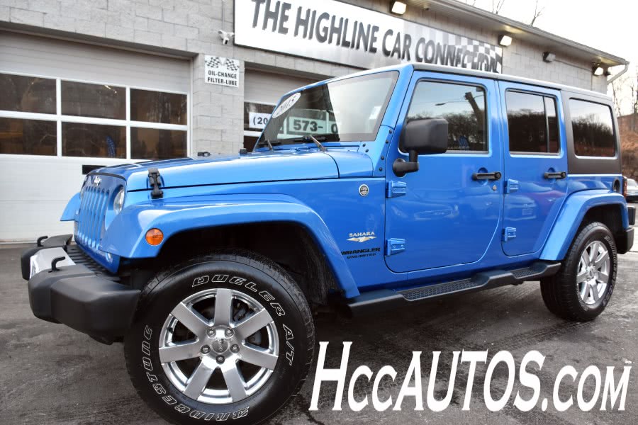 2015 Jeep Wrangler Unlimited 4WD 4dr Sahara, available for sale in Waterbury, Connecticut | Highline Car Connection. Waterbury, Connecticut