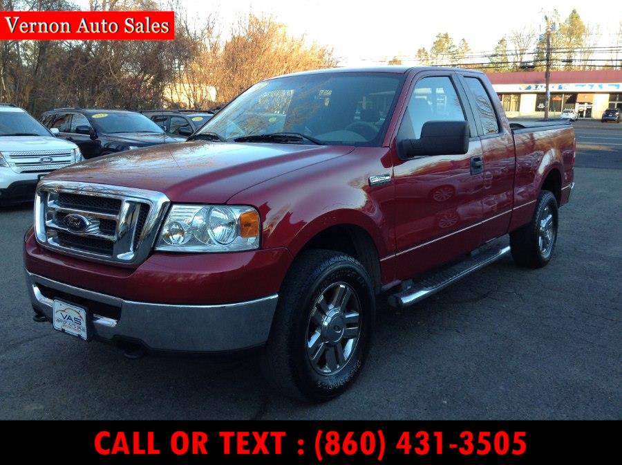 2008 Ford F-150 4WD SuperCab 133" XLT, available for sale in Manchester, Connecticut | Vernon Auto Sale & Service. Manchester, Connecticut