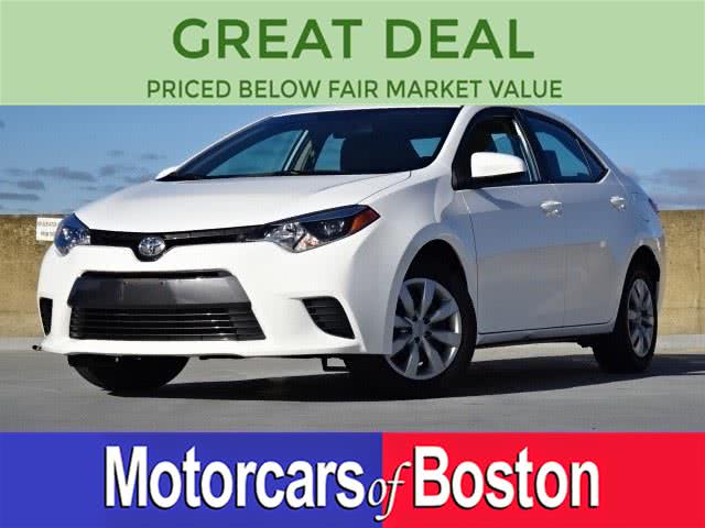 2016 Toyota Corolla 4dr Sdn CVT LE (Natl), available for sale in Newton, Massachusetts | Motorcars of Boston. Newton, Massachusetts