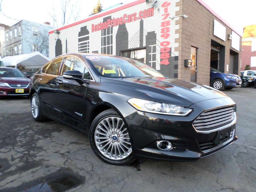 2014 Ford Fusion 4dr Sdn Titanium Hybrid FWD, available for sale in Chelsea, Massachusetts | Boston Prime Cars Inc. Chelsea, Massachusetts