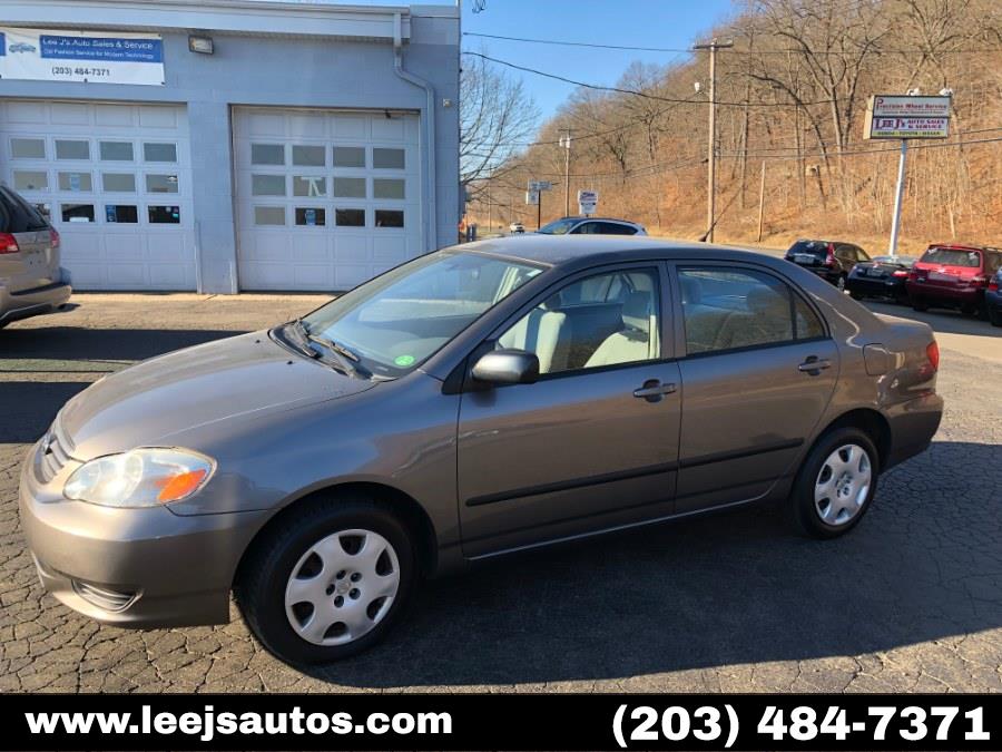 2004 Toyota Corolla 4dr Sdn CE Auto (Natl), available for sale in North Branford, Connecticut | LeeJ's Auto Sales & Service. North Branford, Connecticut
