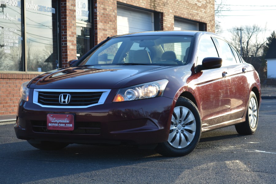 2010 Honda Accord Sdn 4dr I4 Auto LX, available for sale in ENFIELD, Connecticut | Longmeadow Motor Cars. ENFIELD, Connecticut