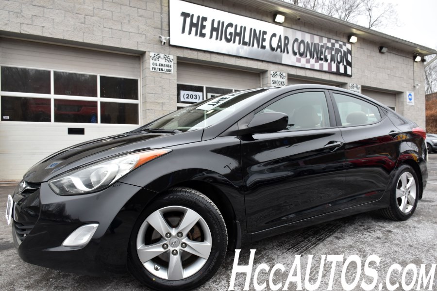 2012 Hyundai Elantra 4dr Sdn Auto GLS, available for sale in Waterbury, Connecticut | Highline Car Connection. Waterbury, Connecticut