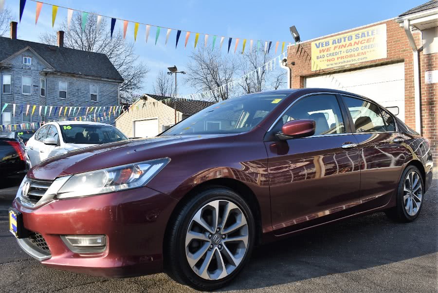 2013 Honda Accord Sdn 4dr I4 CVT Sport PZEV, available for sale in Hartford, Connecticut | VEB Auto Sales. Hartford, Connecticut