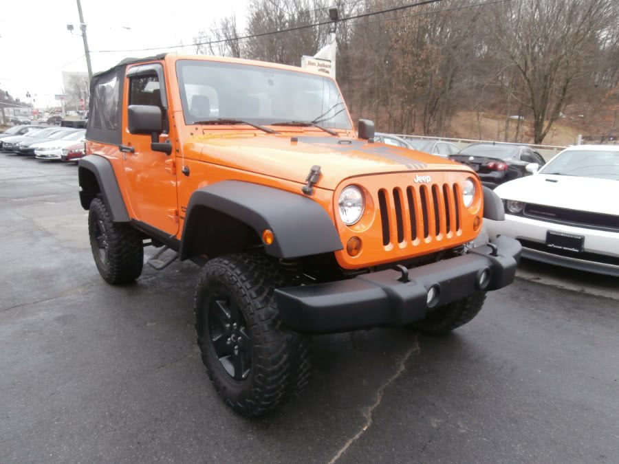 2013 Jeep Wrangler 4WD 2dr Sport, available for sale in Waterbury, Connecticut | Jim Juliani Motors. Waterbury, Connecticut