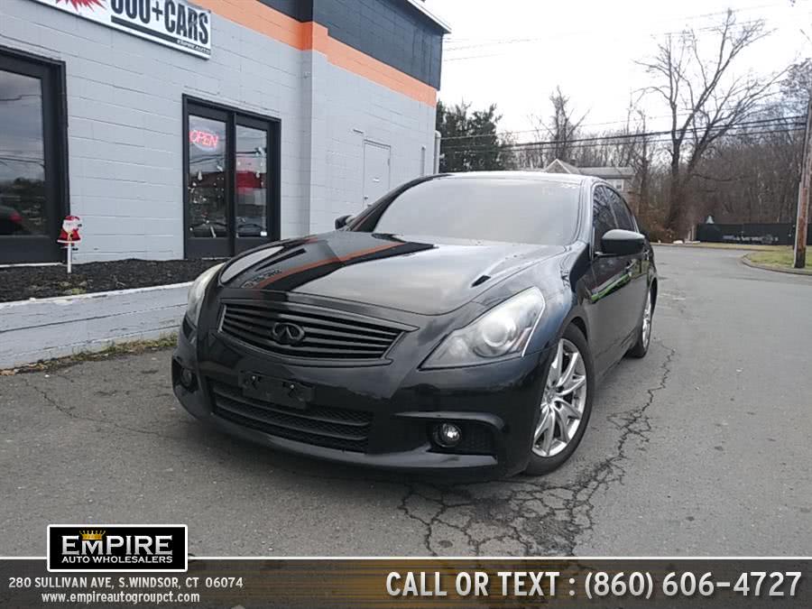 2011 INFINITI G37 Sedan 4dr x AWD, available for sale in S.Windsor, Connecticut | Empire Auto Wholesalers. S.Windsor, Connecticut