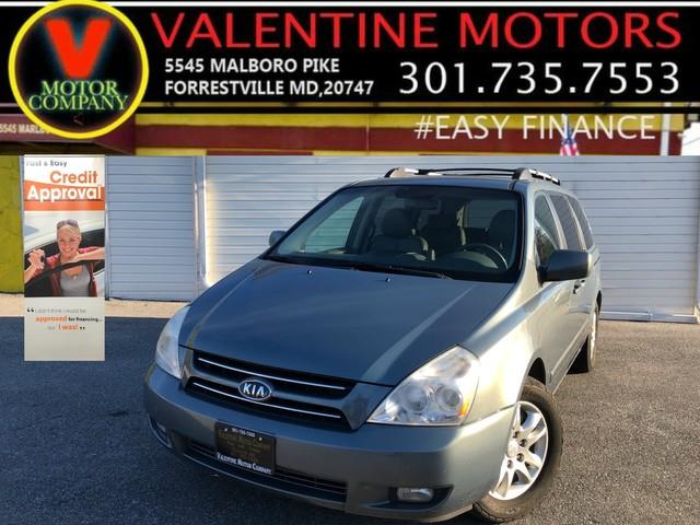 2007 Kia Sedona EX, available for sale in Forestville, Maryland | Valentine Motor Company. Forestville, Maryland