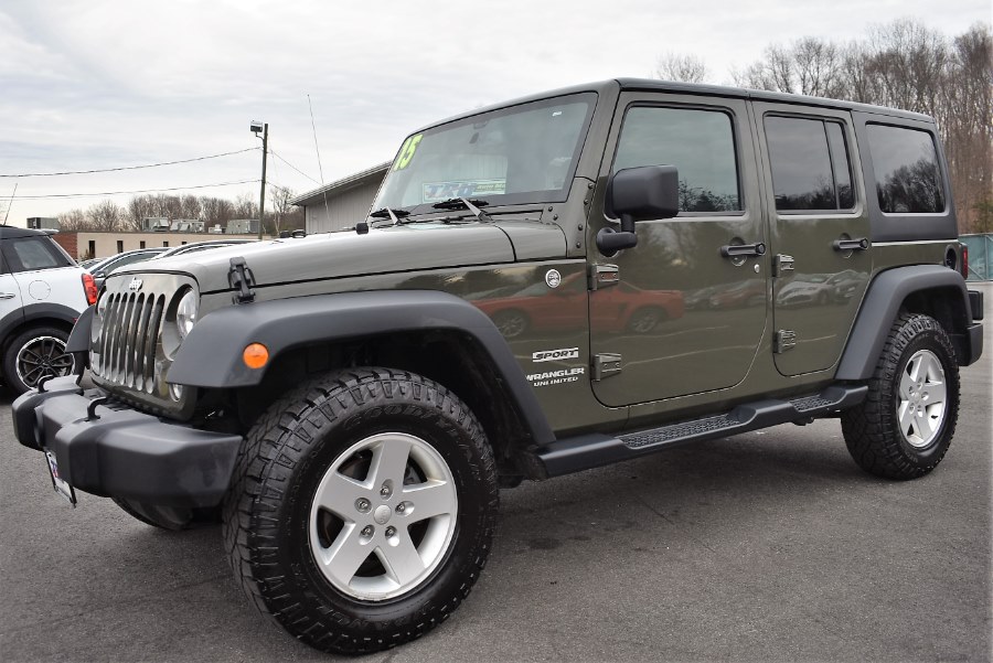 2015 Jeep Wrangler Unlimited 4WD 4dr Sport, available for sale in Berlin, Connecticut | Tru Auto Mall. Berlin, Connecticut