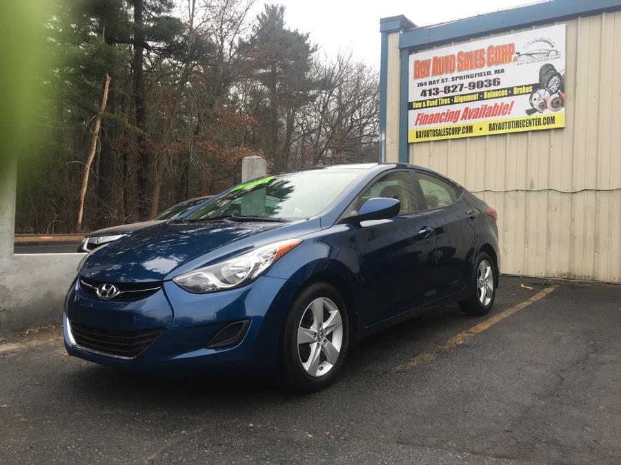 2013 Hyundai Elantra 4dr Sdn Auto GLS, available for sale in Springfield, Massachusetts | Bay Auto Sales Corp. Springfield, Massachusetts