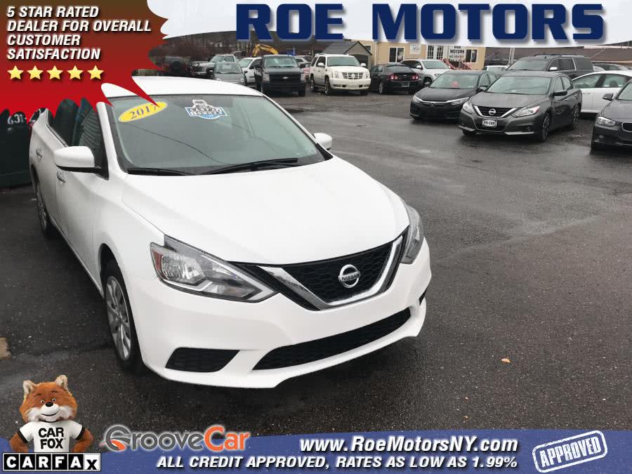 2017 Nissan Sentra S CVT, available for sale in Shirley, New York | Roe Motors Ltd. Shirley, New York