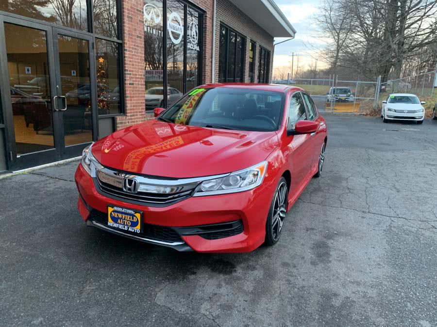 2017 Honda Accord Sedan Sport CVT, available for sale in Middletown, Connecticut | Newfield Auto Sales. Middletown, Connecticut