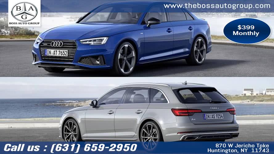 2019 Audi A4 4dr Sdn Auto quattro 2.0T Prem, available for sale in Huntington, New York | The Boss Auto Group. Huntington, New York
