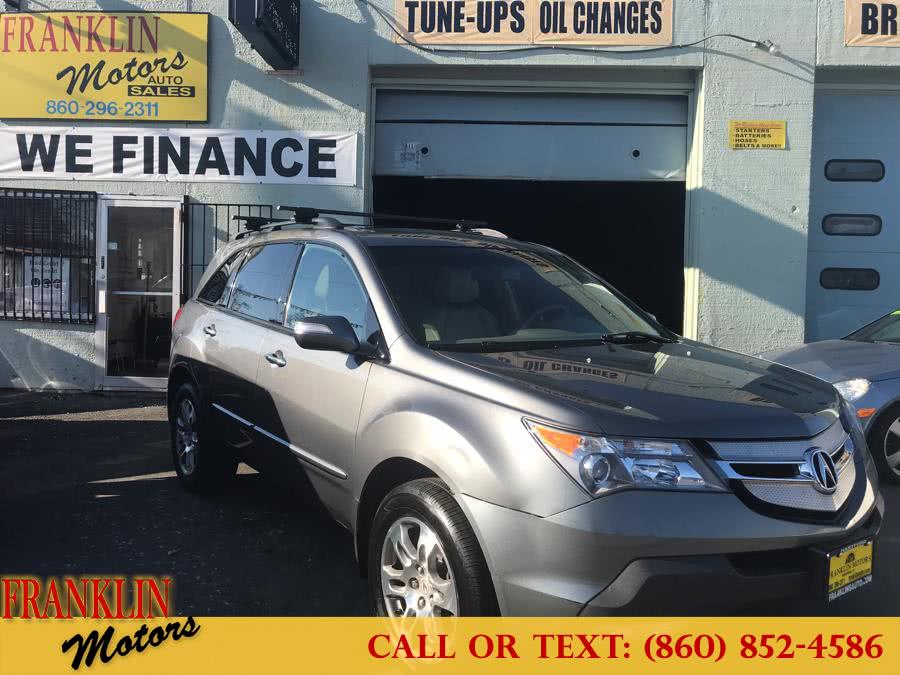 2008 Acura MDX 4WD 4dr, available for sale in Hartford, Connecticut | Franklin Motors Auto Sales LLC. Hartford, Connecticut