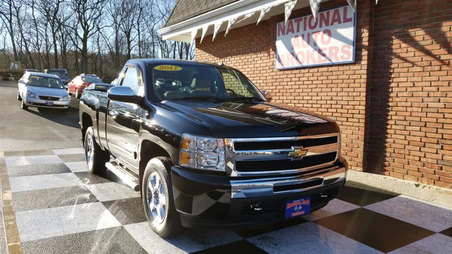 2011 Chevrolet Silverado 1500 4WD Reg Cab LT, available for sale in Waterbury, Connecticut | National Auto Brokers, Inc.. Waterbury, Connecticut
