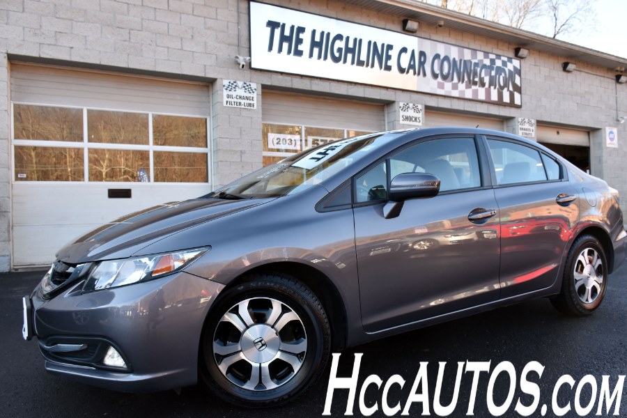 2015 Honda Civic Hybrid 4dr Sdn L4 CVT, available for sale in Waterbury, Connecticut | Highline Car Connection. Waterbury, Connecticut