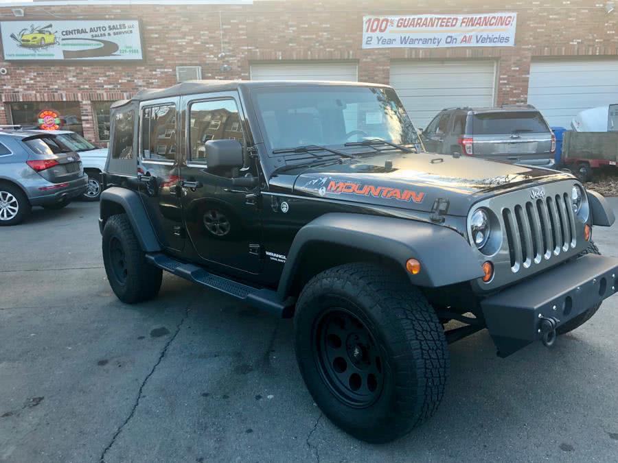 2010 Jeep Wrangler Unlimited 4WD 4dr Sport, available for sale in New Britain, Connecticut | Central Auto Sales & Service. New Britain, Connecticut