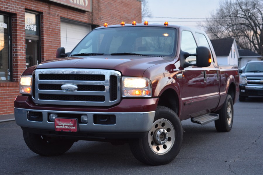 2006 Ford Super Duty F-250 Crew Cab 156" XLT 4WD, available for sale in ENFIELD, Connecticut | Longmeadow Motor Cars. ENFIELD, Connecticut