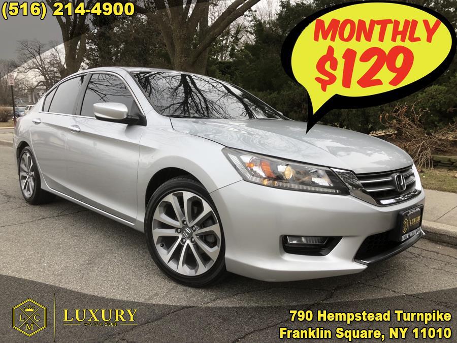 2013 Honda Accord Sdn 4dr I4 CVT Sport, available for sale in Franklin Square, New York | Luxury Motor Club. Franklin Square, New York