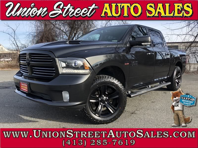 2016 Ram 1500 4WD Crew Cab 140.5" Sport, available for sale in West Springfield, Massachusetts | Union Street Auto Sales. West Springfield, Massachusetts