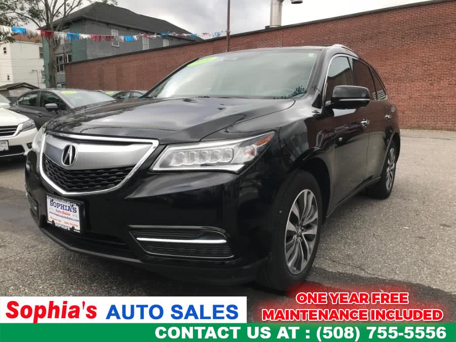 2016 Acura MDX SH-AWD 4dr w/Tech, available for sale in Worcester, Massachusetts | Sophia's Auto Sales Inc. Worcester, Massachusetts