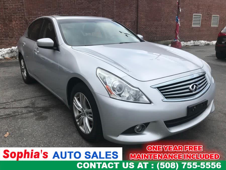2012 Infiniti G25 Sedan 4dr x AWD, available for sale in Worcester, Massachusetts | Sophia's Auto Sales Inc. Worcester, Massachusetts