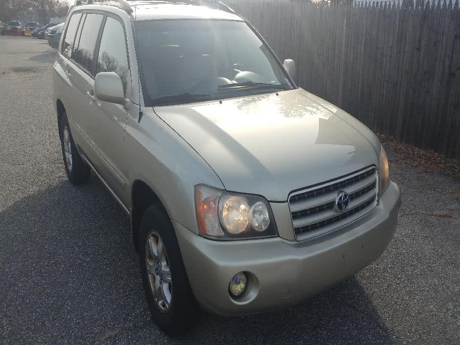 2003 Toyota Highlander 4dr V6 4WD Limited, available for sale in Chicopee, Massachusetts | Matts Auto Mall LLC. Chicopee, Massachusetts