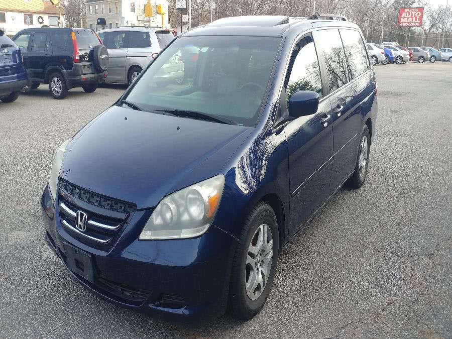 2006 Honda Odyssey 5dr EX-L AT with RES & NAVI, available for sale in Chicopee, Massachusetts | Matts Auto Mall LLC. Chicopee, Massachusetts