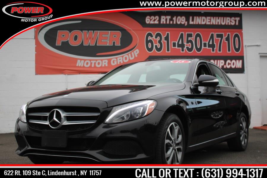 2015 Mercedes-Benz C-Class 4dr Sdn C300 Luxury 4MATIC, available for sale in Lindenhurst, New York | Power Motor Group. Lindenhurst, New York