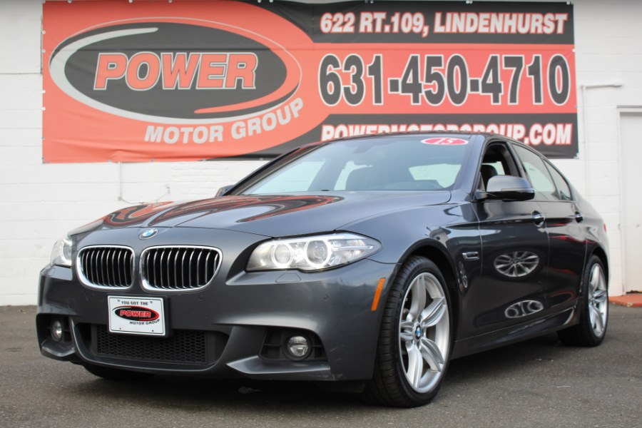 2015 BMW 5 Series 4dr Sdn 535i xDrive AWD M SPORT PACKAGE, available for sale in Lindenhurst, New York | Power Motor Group. Lindenhurst, New York