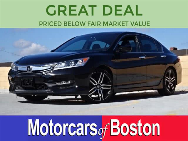 2016 Honda Accord Sedan 4dr I4 CVT Sport, available for sale in Newton, Massachusetts | Motorcars of Boston. Newton, Massachusetts