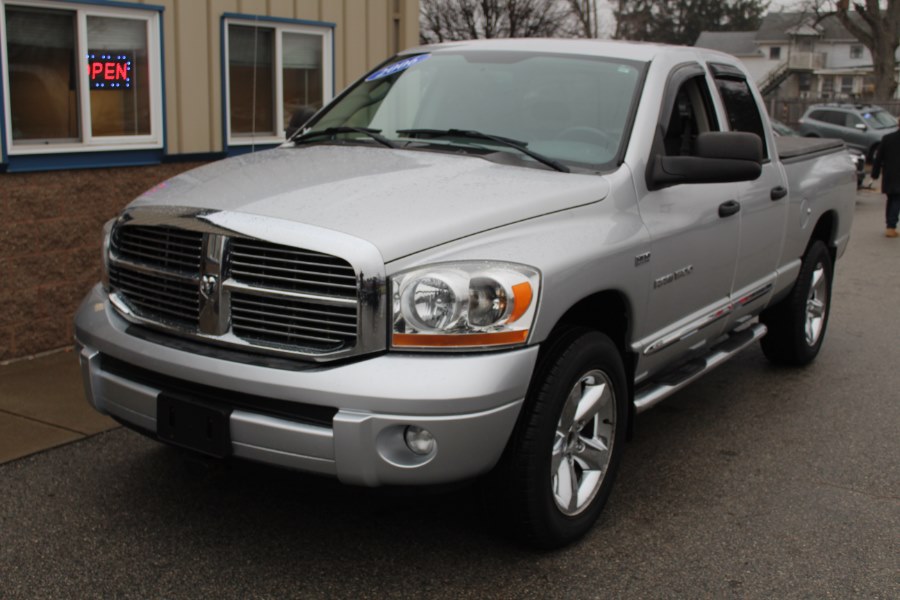 2006 Dodge Ram 1500 4dr Quad Cab 160.5 4WD SLT, available for sale in East Windsor, Connecticut | Century Auto And Truck. East Windsor, Connecticut