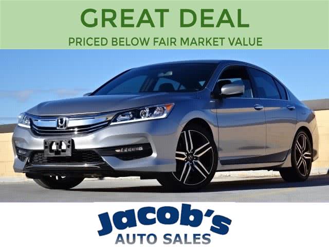 2016 Honda Accord Sedan 4dr I4 CVT Sport, available for sale in Newton, Massachusetts | Jacob Auto Sales. Newton, Massachusetts
