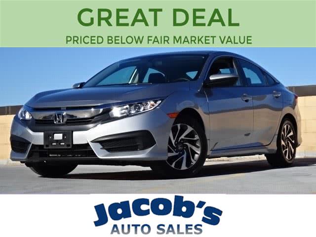 2016 Honda Civic Sedan 4dr CVT EX, available for sale in Newton, Massachusetts | Jacob Auto Sales. Newton, Massachusetts