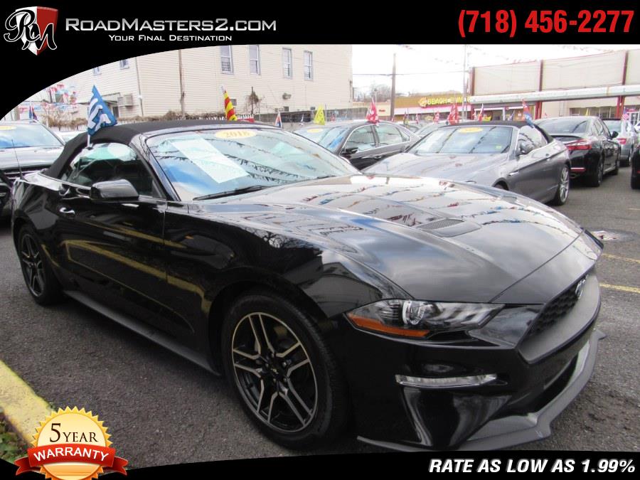 2018 Ford Mustang Ecoboost Prem, available for sale in Middle Village, New York | Road Masters II INC. Middle Village, New York