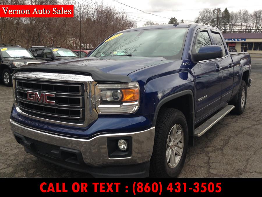 2014 GMC Sierra 1500 4WD Double Cab 143.5" SLE, available for sale in Manchester, Connecticut | Vernon Auto Sale & Service. Manchester, Connecticut