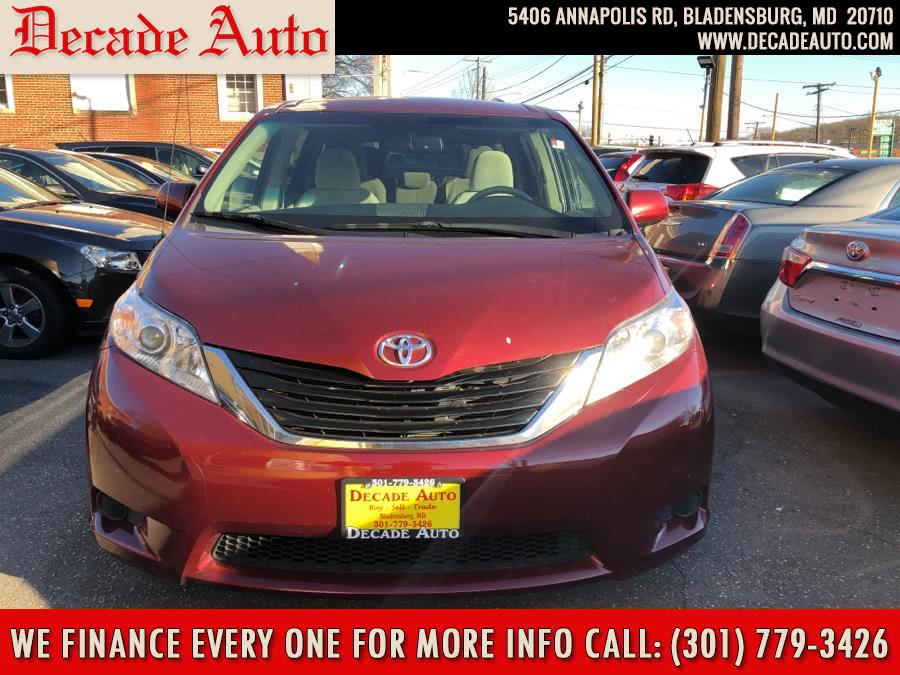 2011 Toyota Sienna 5dr 8-Pass Van V6 LE FWD, available for sale in Bladensburg, Maryland | Decade Auto. Bladensburg, Maryland